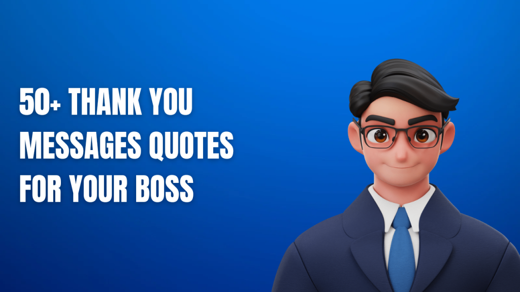 thank you quote for your boss